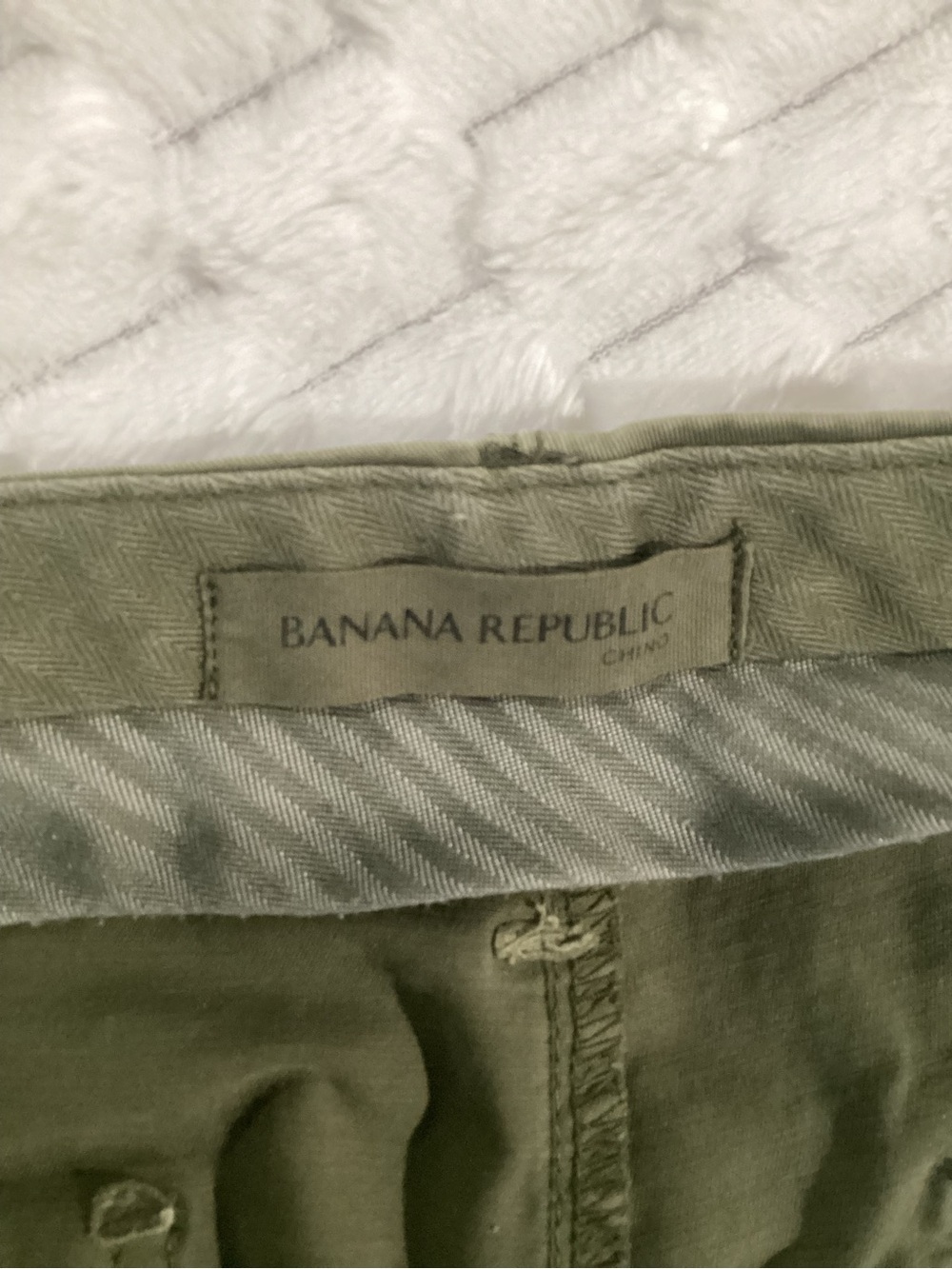 Banana Republic Olive Straight-Leg Utility Chinos size 8 #40 - Picture 2 of 8